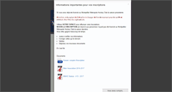 Desktop Screenshot of inscriptions.montpellier-vipers.com